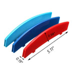 Tri-Color Grille Insert Trim for BMW E60 5 Series (2004-2010)