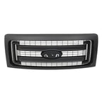 Front Bumper Upper Grille for Ford F-150 (2009–2014) Black