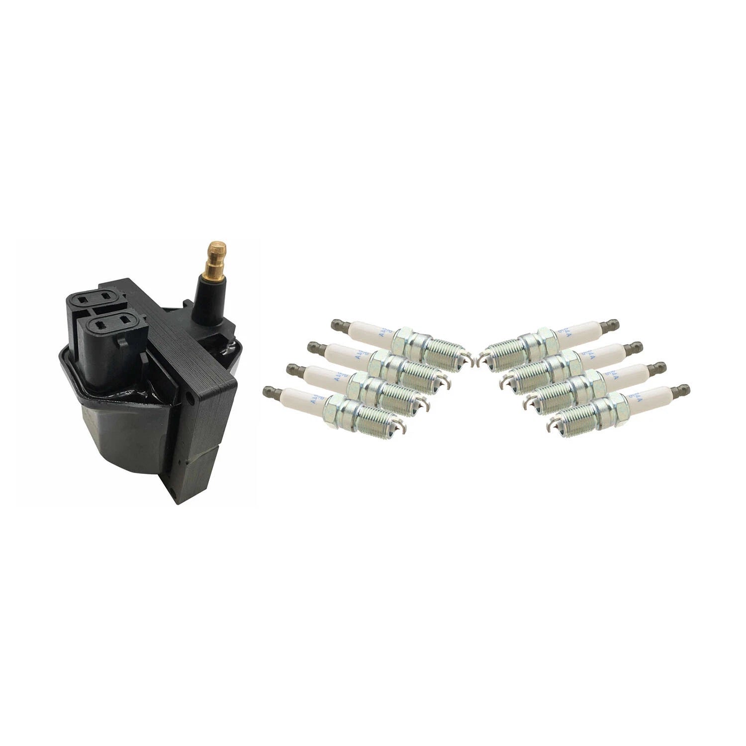 Set of 8 Hitachi Ignition Coils & NGK Iridium Spark Plugs for C2500 G30 P30 G3500