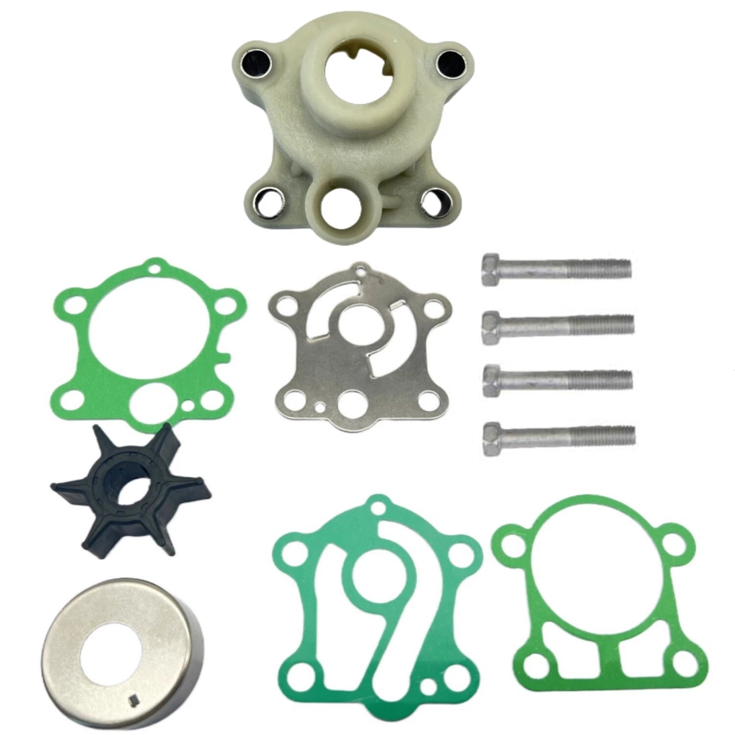 Water Pump Impeller Service Kit for Yamaha 2-Stroke 40hp 50hp (6H4-W0078)