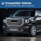 Front Bumper Face Bar for GMC Sierra 1500 (2016–2018) with Fog Light Hole