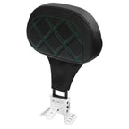 Black Green Driver Backrest Pad for Harley Touring Road King Glide (2009-2024)