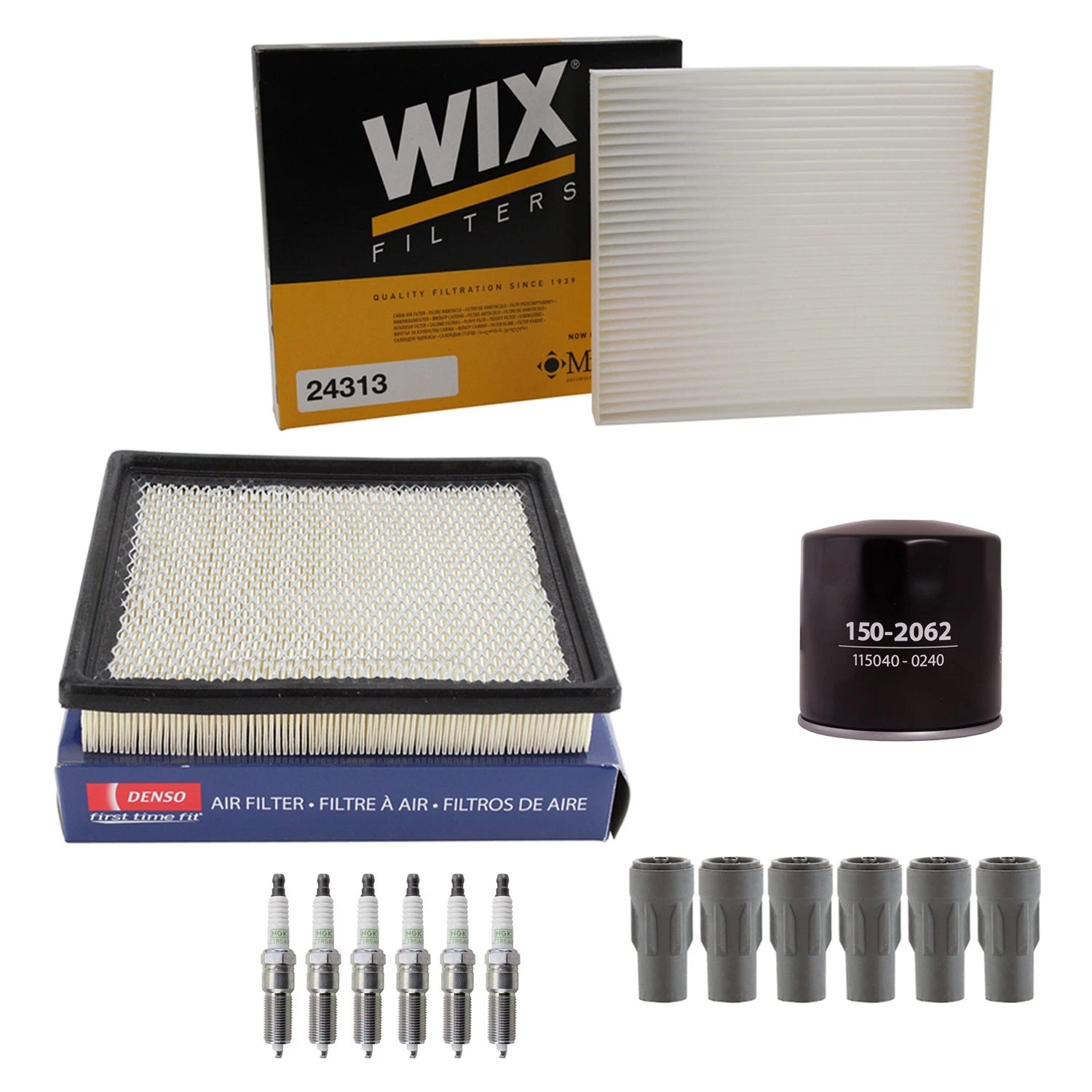Tune Up Kit with NGK 6 Spark Plugs & Boots for Dodge Avenger Sebring (2008–2010)