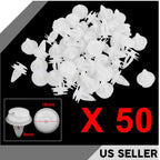 Set of 50 Push-in Plastic Rivets for BMW (702105292365)