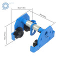 2X Dual Wheels I-Beam Trolley for Adjustable 65-180mm (2 Ton Capacity)