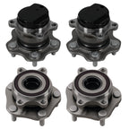 Set of 4 Wheel Hubs for Nissan Rogue (2015–2017) 512534 713357