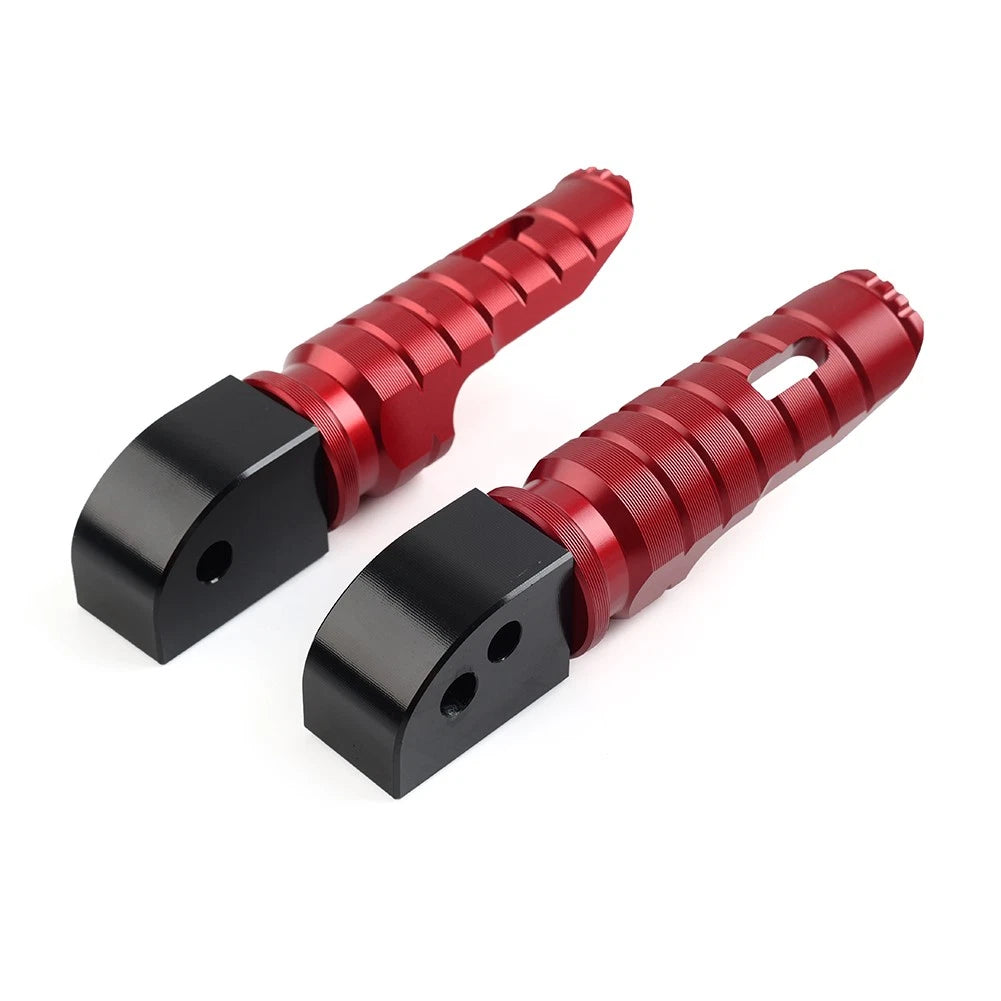 Pair Rear Footrests Foot Pegs Red for VOGE 250RR 350AC 525AC 300AC 500AC (2022)
