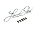 Chrome Die Cast Lead Sled Emblem for Hot Rod Custom (Universal)