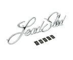 Chrome Die Cast Lead Sled Emblem for Hot Rod Custom (Universal)