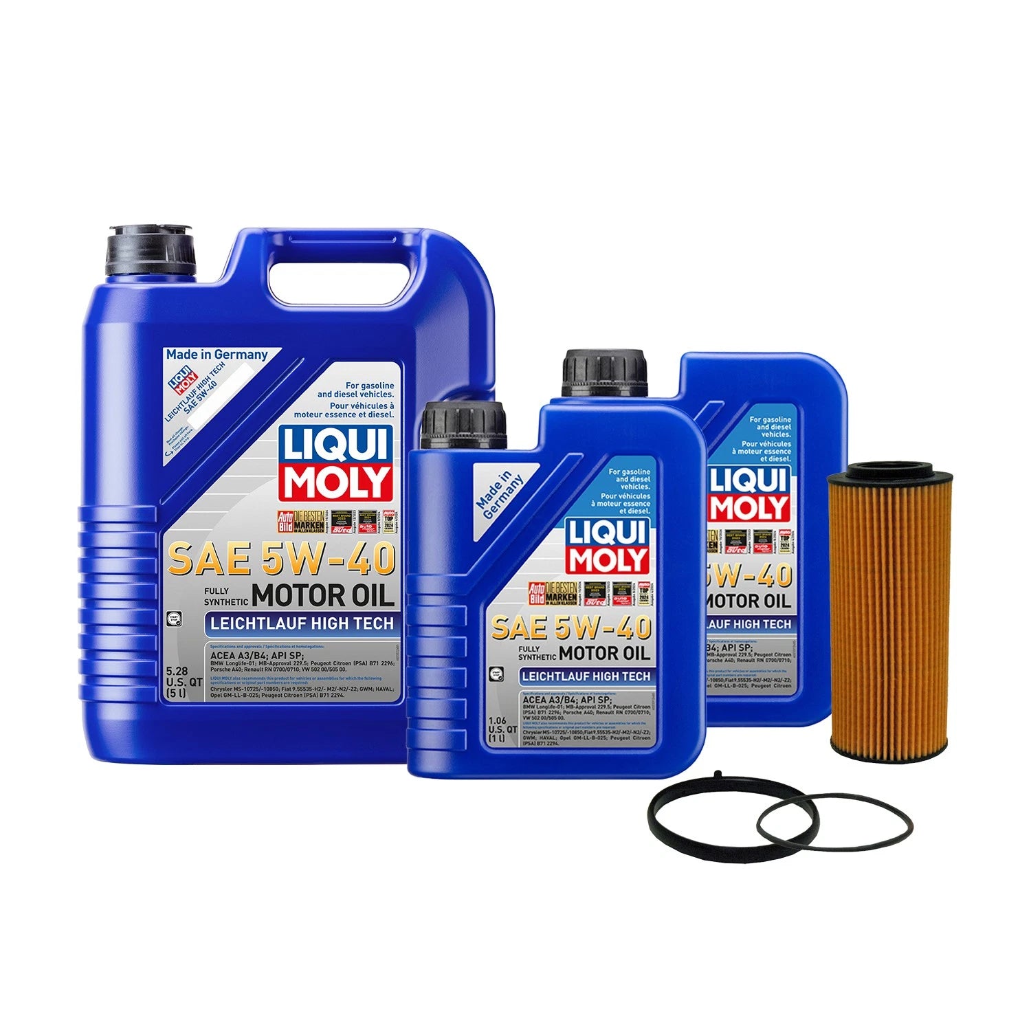 Oil Change Kit 7L Liqui Moly 5W-40 for Audi V6 3.0/3.2L (2004–2008)