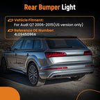 Rear Bumper Light Right for Audi Q7 (2006–2015) 4L0945096A Red Lens Halogen