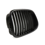 Front Upper Hood Kidney Grille Matte Black for BMW E39 525i 528i 540i M5 (1996–2003)