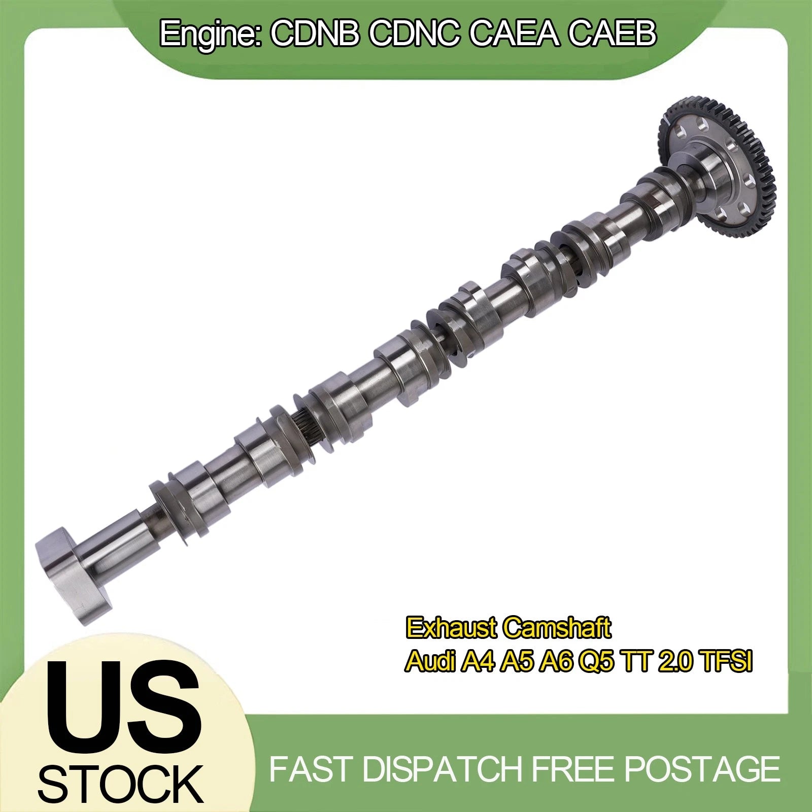 Camshaft Exhaust for Audi A4 A5 A6 Q5 (2009–2013)