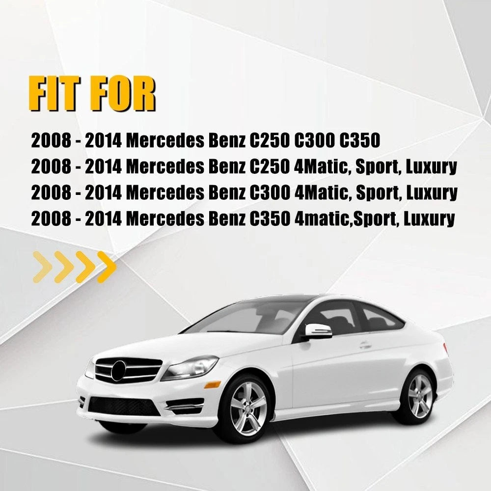 Driver Bottom Seat Cover for Mercedes Benz C250 C300 C350 (2008–2014) Ivory EXV