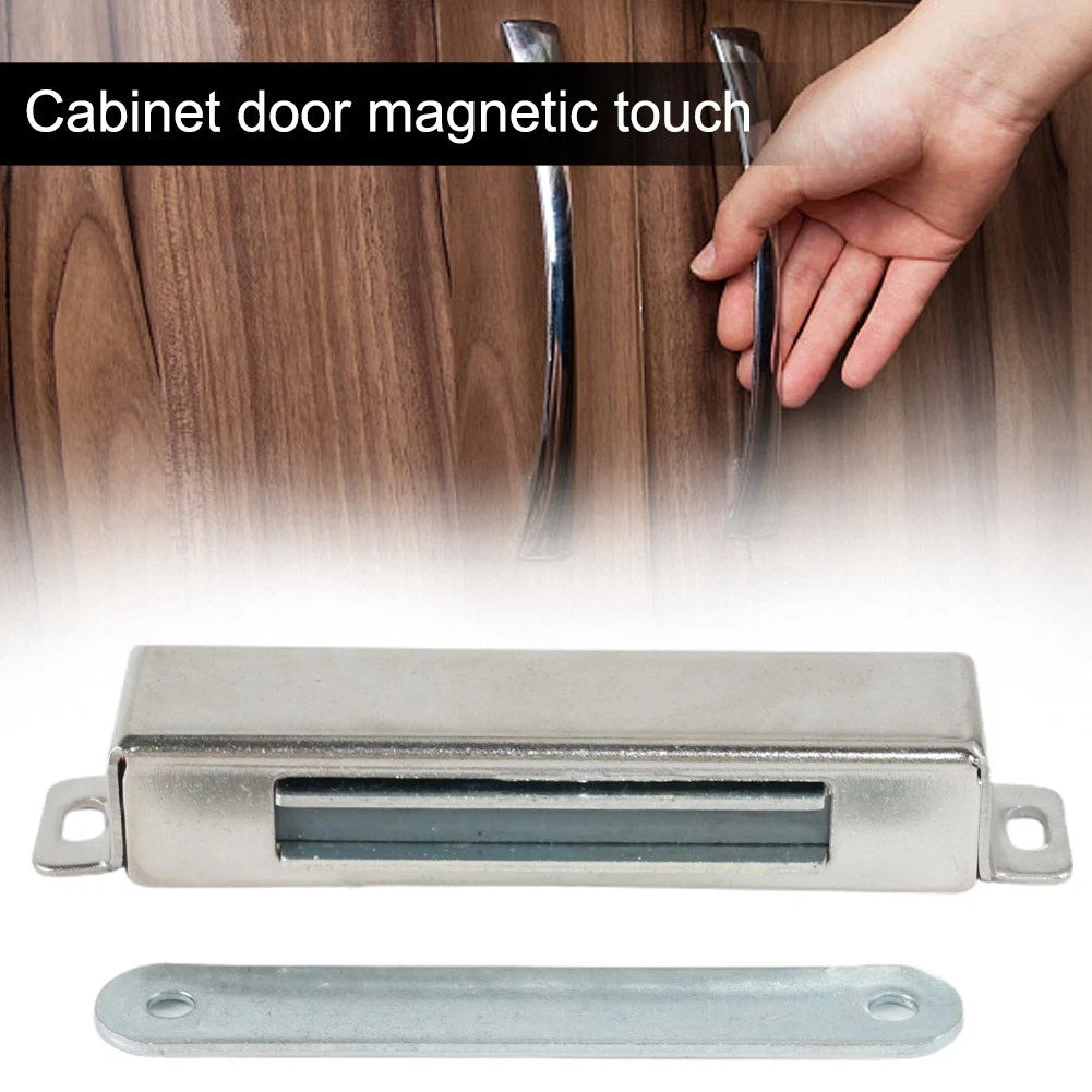 Magnetic Cabinet Catch for Kitchens Bathrooms Balcony Boat (Stainless Steel)