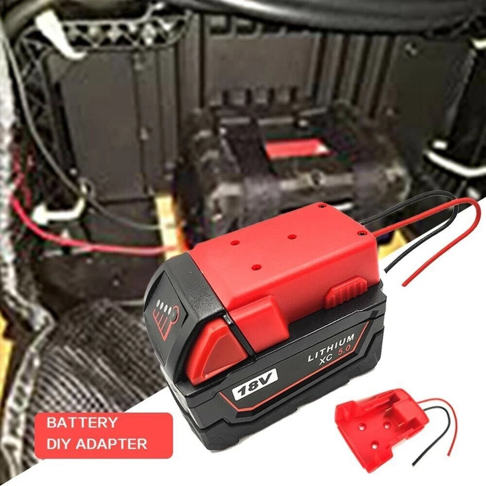 Battery Adapter for Milwaukee M18 Li-ion Battery (2012–2023)