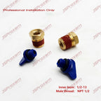 2X Blue Manifold Drain Plug Kit for GM Volvo Penta (RO: 479956)