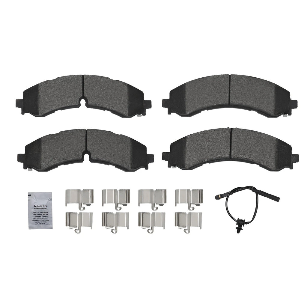 Set of 4 Front Brake Pads for Chevrolet Silverado GMC Sierra 2500/3500 HD (2020–2024)