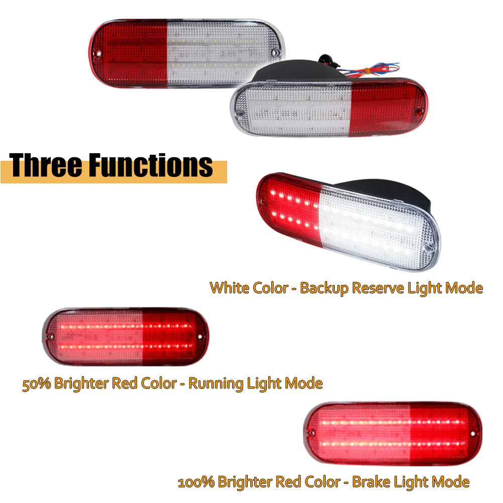 Rear Backup Light Reflectors for Chrysler PT Cruiser (2001–2005)