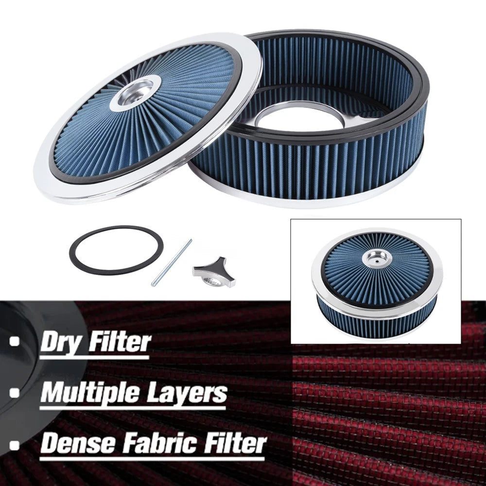 14 Inch Universal Deep Dish Performance Air Cleaner