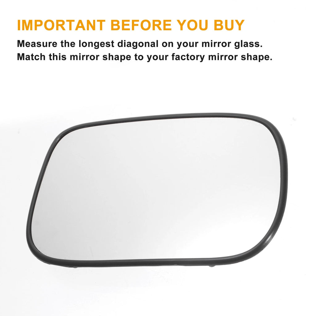 Right Side Heated Mirror Glass for Honda Civic (2001–2005)
