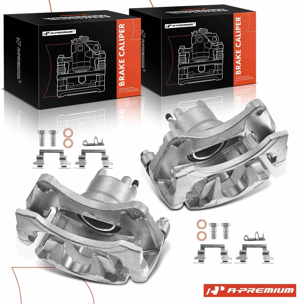 Pair Front Brake Calipers for Jeep Compass Patriot (2007–2017)
