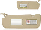Left Sun Visor for Hyundai Elantra (2011–2015) 852103X000TX Beige