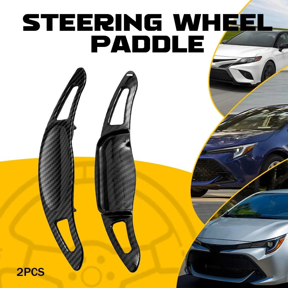 Steering Wheel Paddle Shift for Toyota Camry Corolla RAV4 (2018–2025) Carbon Fiber