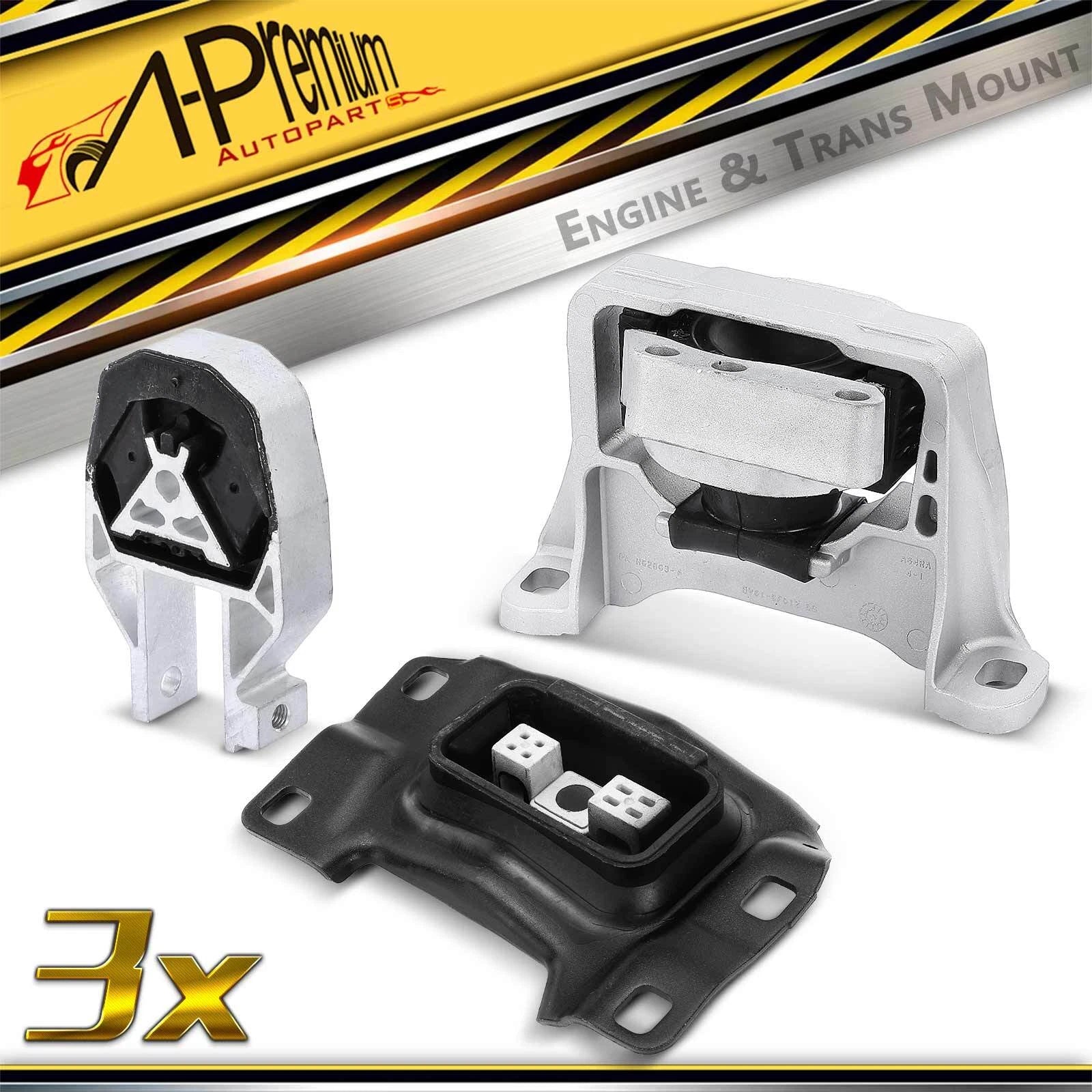 3X Engine Motor & Transmission Mount for Ford Escape (2013–2016)