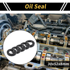 Set of 5 Oil Seal Rotary Shaft Seal NBR Rubber 30x52x8mm