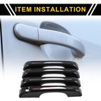 Set of 4 Exterior Door Handle Covers for Ford Maverick (2022–2023) Carbon Fiber