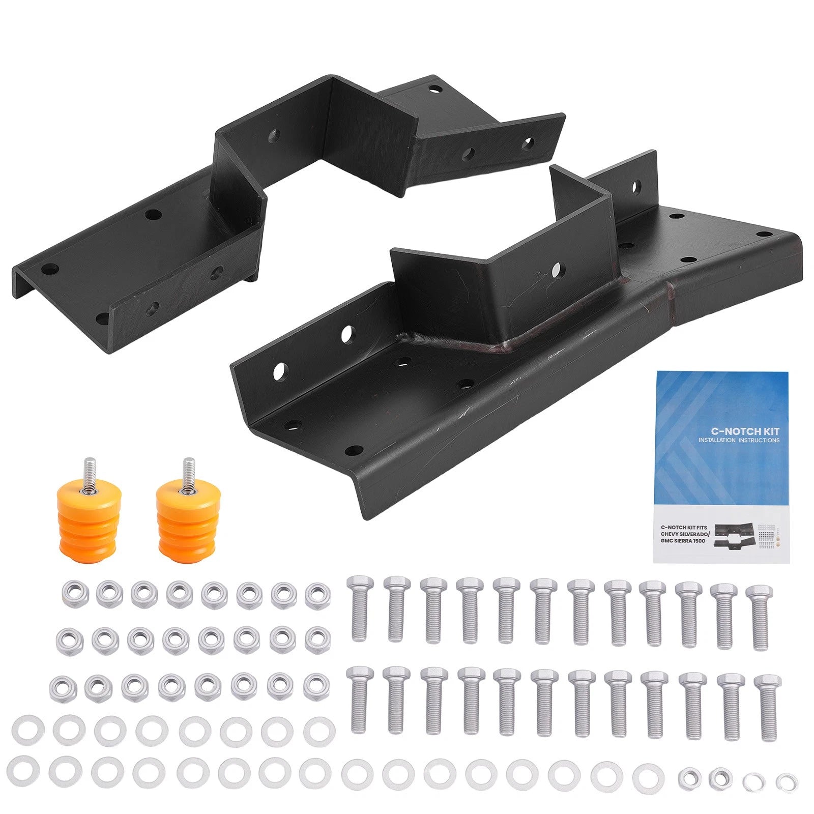 Rear C-Notch Bump Stops for Chevy Silverado 1500 Classic (2001–2007)