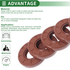 Set of 5 Oil Seal Rotary Shaft Seal FKM Rubber 19x40x7mm