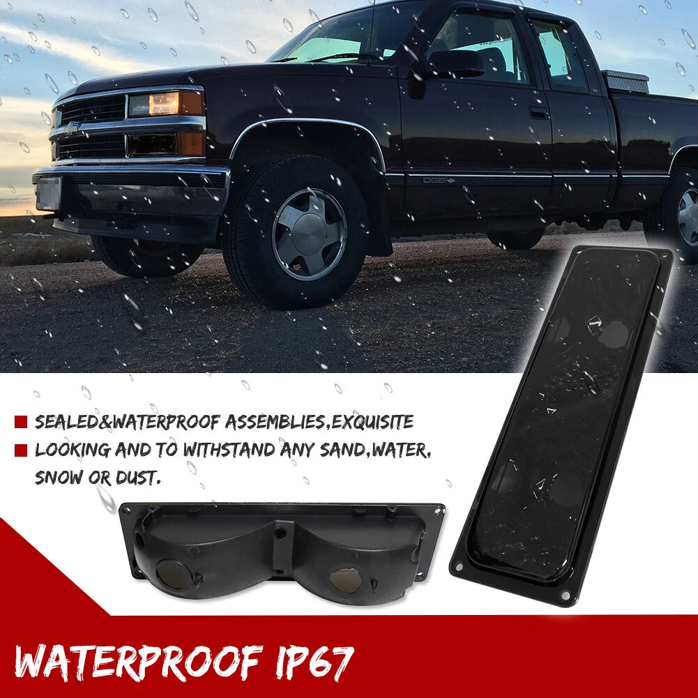 Smoked Corner Parking Signal Lights for GMC Chevy C/K 1500/2500/3500 (1988–1998)