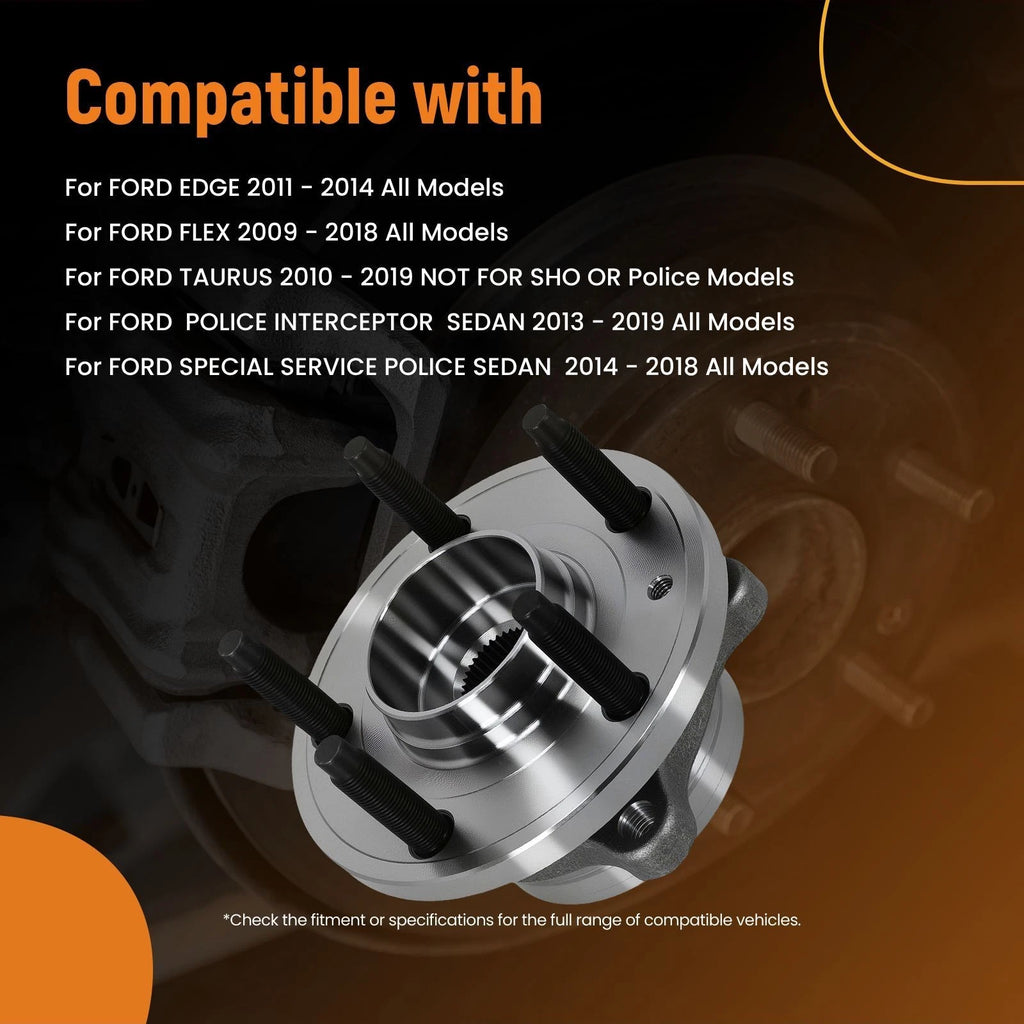 Rear Wheel Hub Bearing Kit for Ford Flex Taurus Lincoln MKS (2009–2019) 513275 951-804 5-Lug
