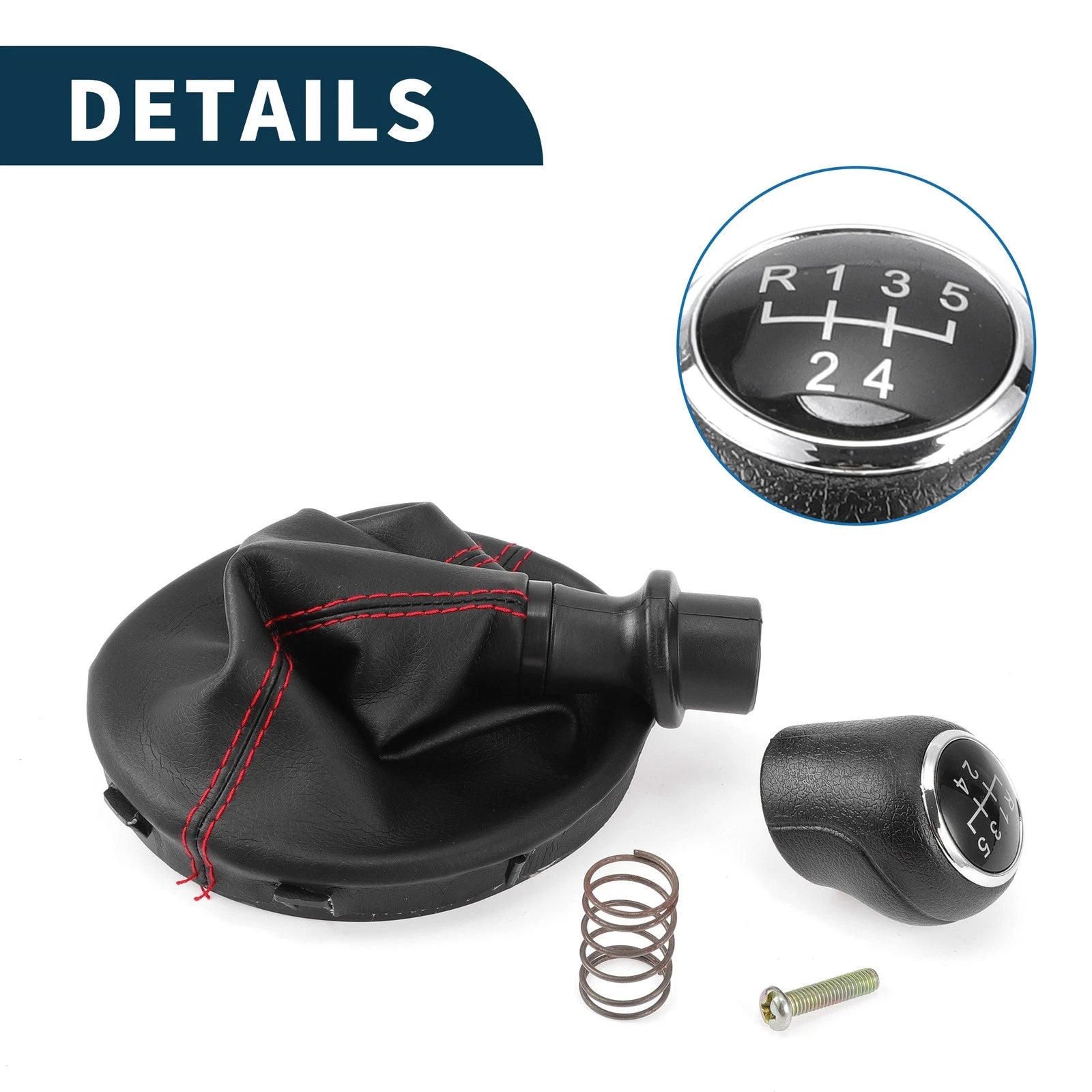 5 Speed Gear Shift Knob with Cover for Volkswagen Transporter (2003–2011)