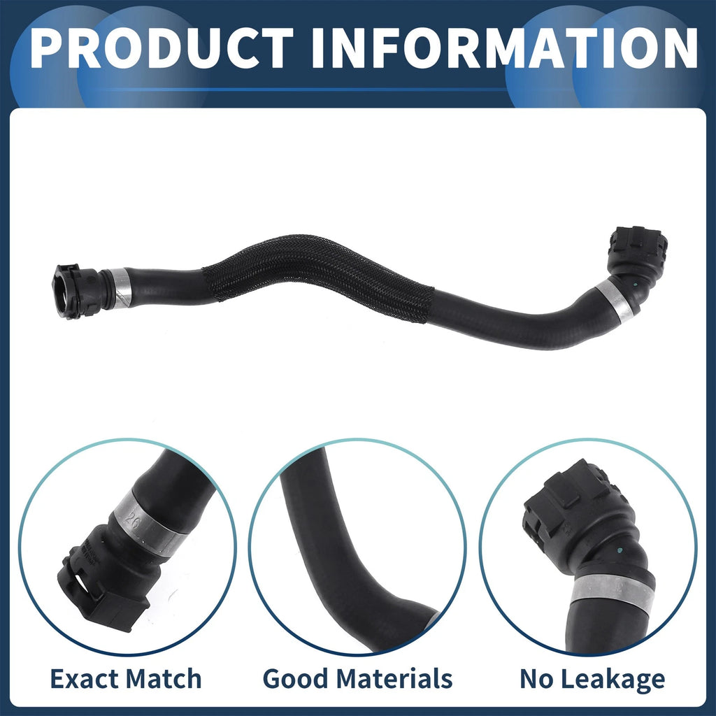 Radiator Hose for BMW X1 (2012–2015) & Z4 (2012–2016) No. 17127612446 Rubber