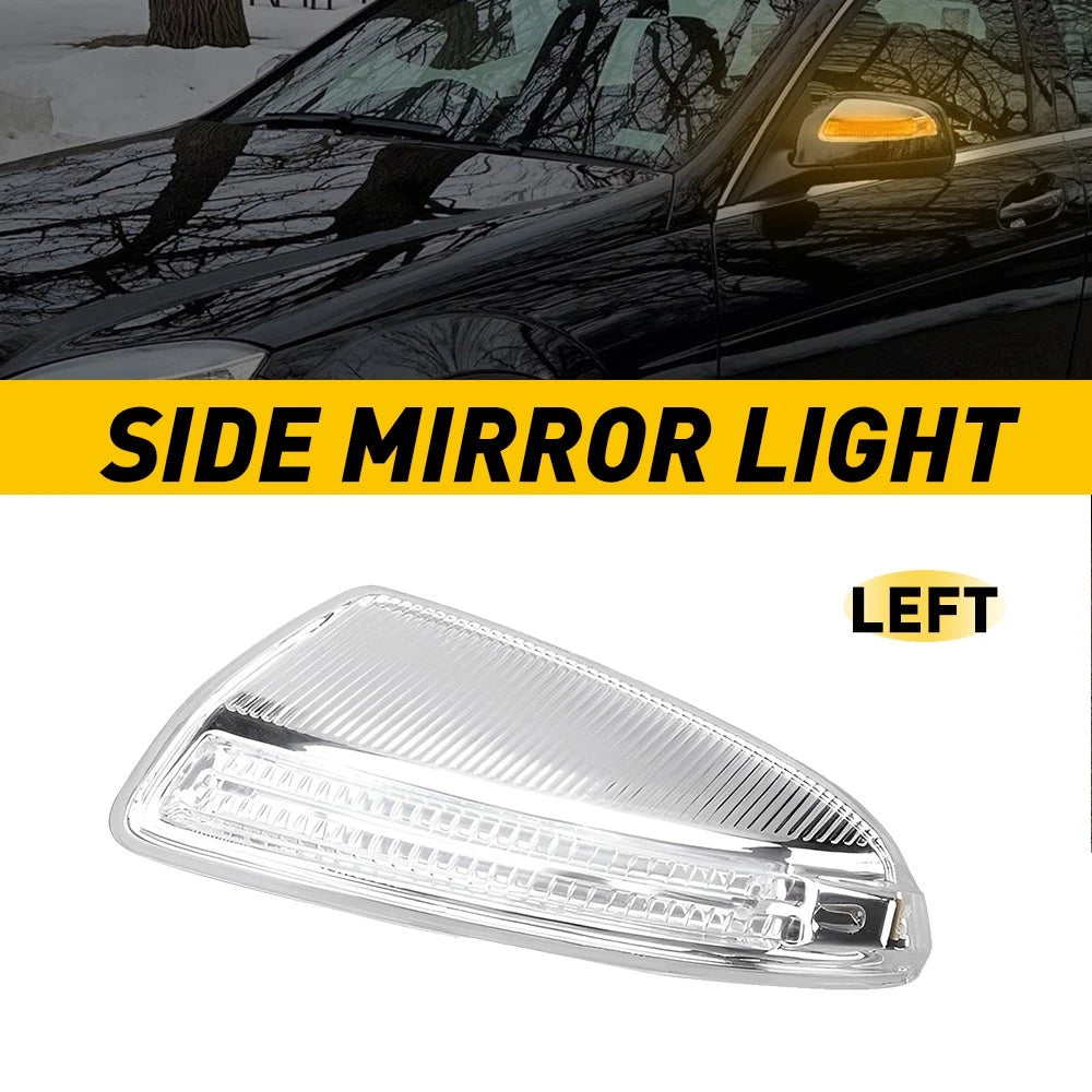 Driver Side Mirror Turn Signal Amber Light for Mercedes W204 C250 C300 C350 C63 (2008–2015)