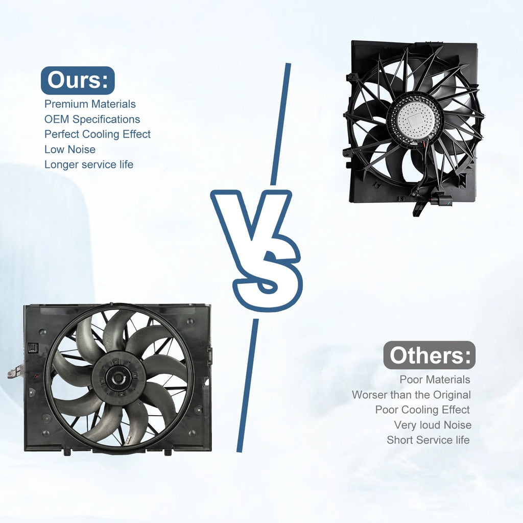 Cooling Fan for BMW 525i 528i 645Ci 750i (2001–2006)