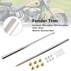 Front Fender Spears Trim for Harley Touring Road King (1982–2023) Softail (1986–2017)