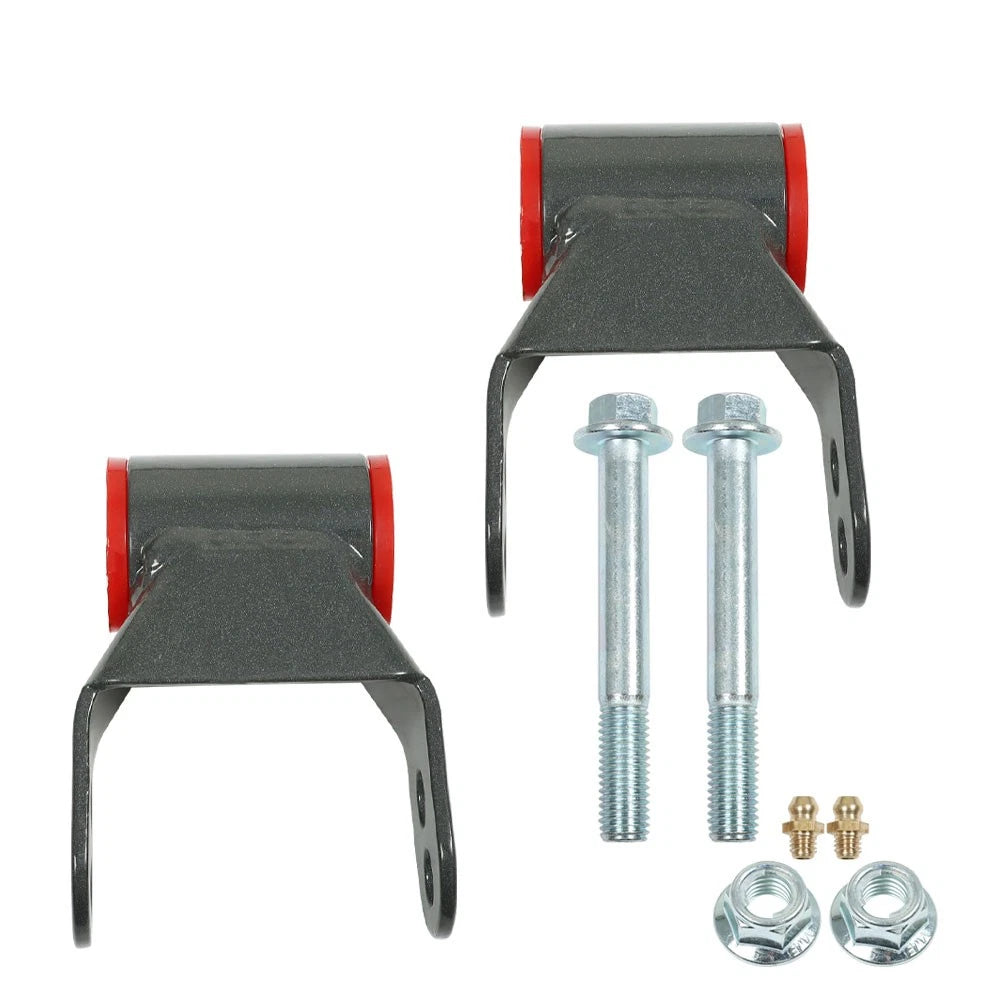 2X Lift Kit Rear Shackle for Chevy GMC K1500 K2500 4WD (1988–1998)