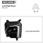 LED Headlight for Chevy Traverse (2022–2024) w/o LED DRL, Projector, Driver