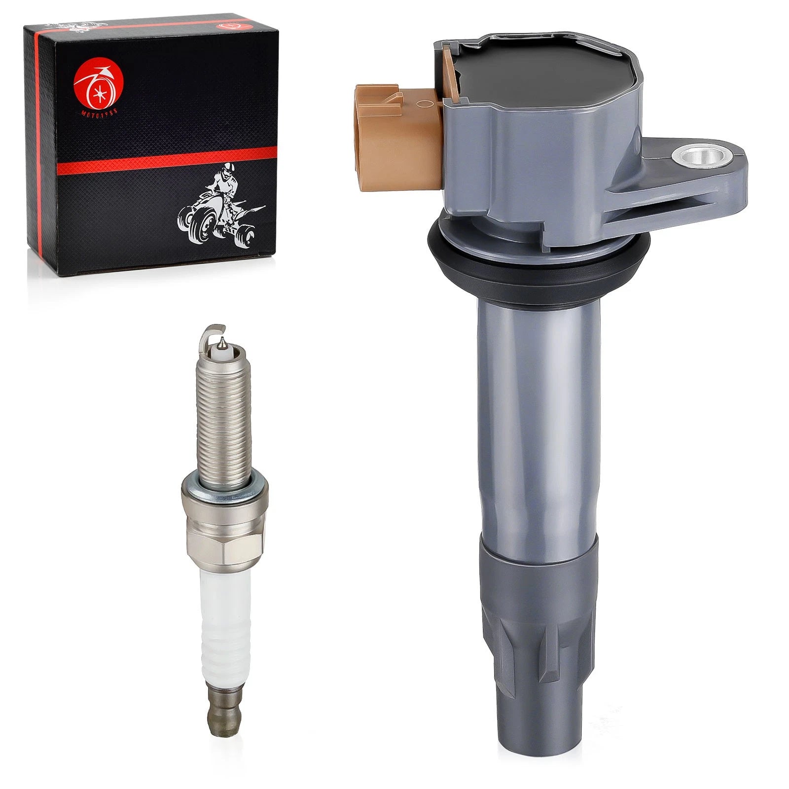 Ignition Coil + Spark Plug for Can-Am Maverick X3 Max Turbo R (2017–2021)