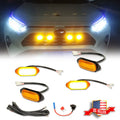 Set of 4 Raptor Style Amber LED Front Grill Lights for Toyota RAV4 (2019–2022)