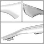 Front Passenger Right Upper Bumper Cover Molding for BMW 530E 530I 540I (2017–2020)