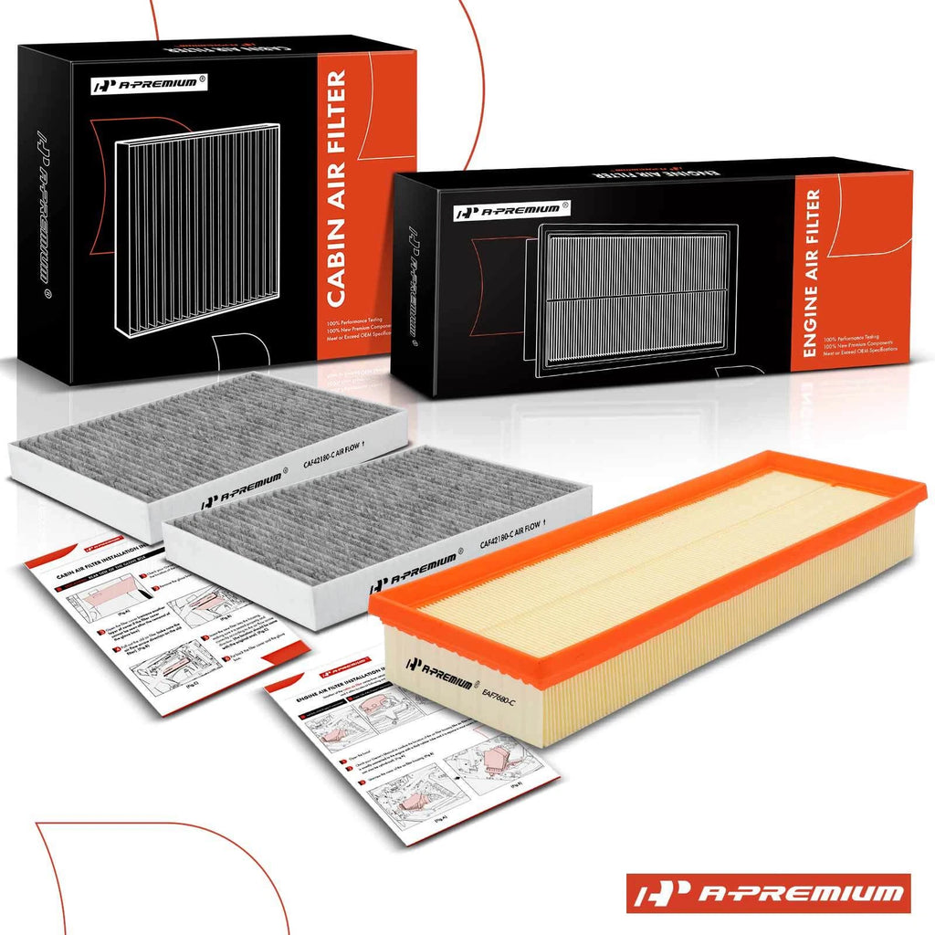 Engine and Activated Carbon Cabin Air Filter for Mercedes-Benz CL550 (2007–2013)