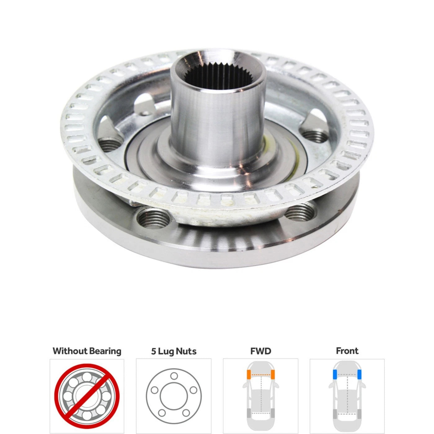 Wheel Hub Kit for Volkswagen Beetle (1998–2010) Front Left & Right with ABS Ring