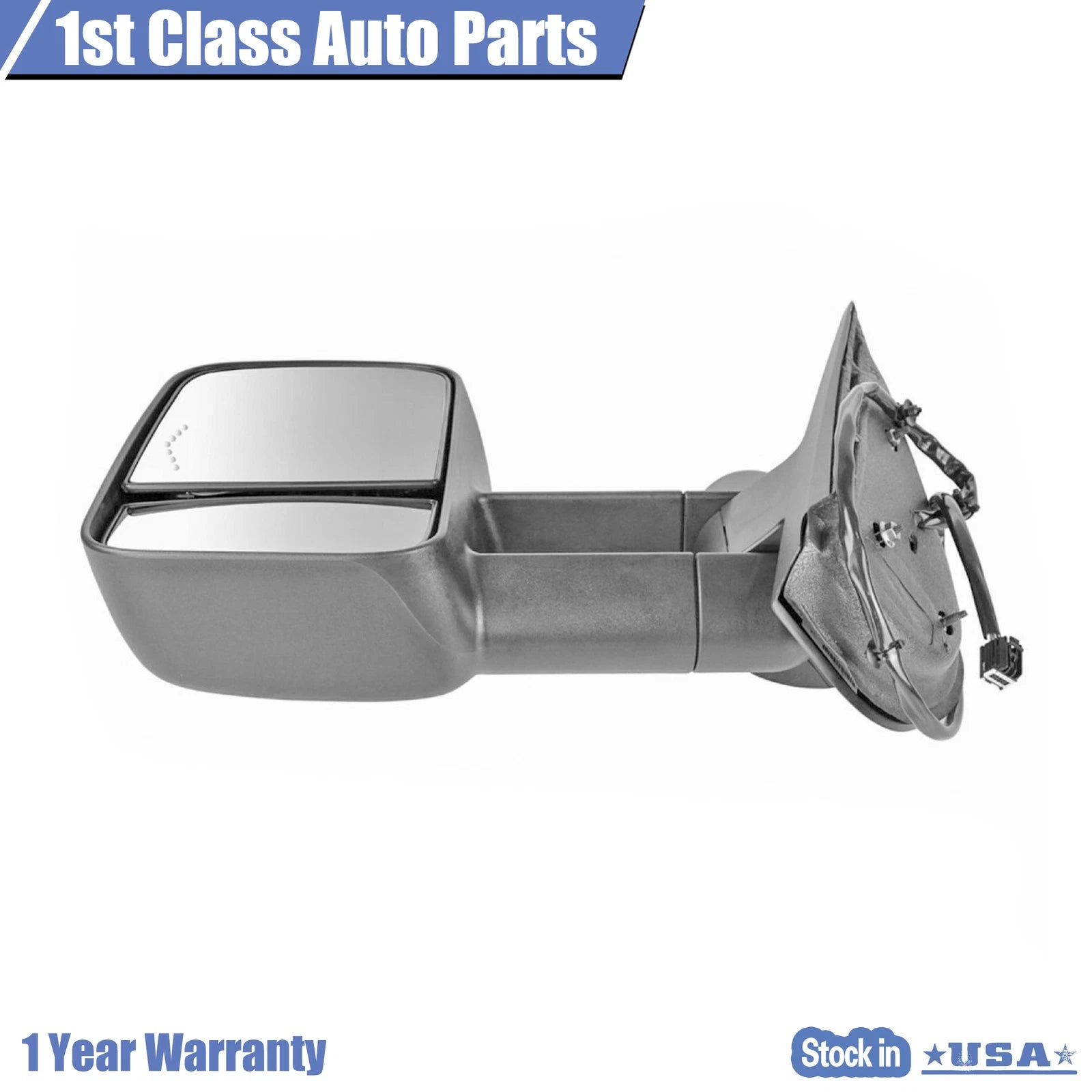 Left Heated Signal Towing Side View Mirror for GMC Silverado (2007–2014)