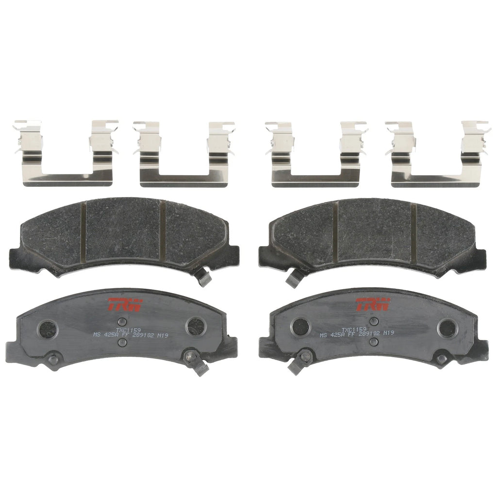 Set of 4 Disc Brake Pads for Chevrolet Impala (2006–2013)