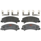 Set of 4 Disc Brake Pads for Chevrolet Impala (2006–2013)